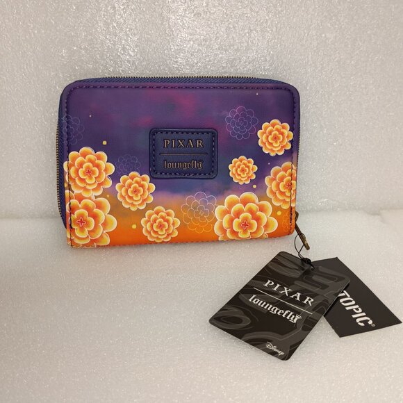 Loungefly Pixar Coco Hector & Miguel Marigolds & Wallet NWT main image 7